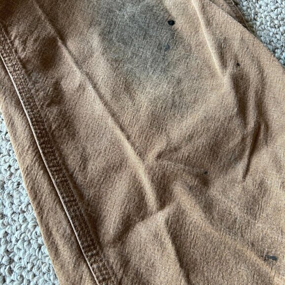 Carhartt Men's Relaxed Fit Duck Utility Work Pant 32x30 – Brown, Distressed - Picture 5 of 10